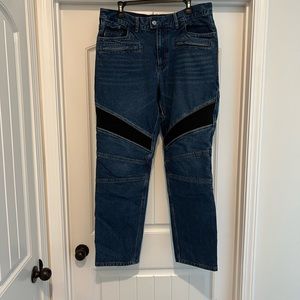Rocket Mens Motorcycle Jeans. Mens Size- 38.